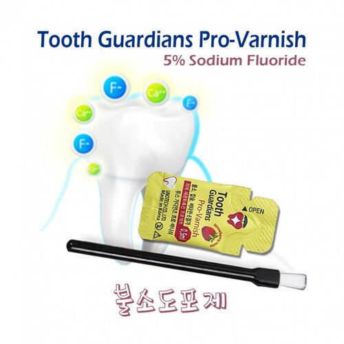 투스가디언즈 프로-바니쉬(10개입) Tooth Guardians 치아재광화촉진제 불소바니쉬