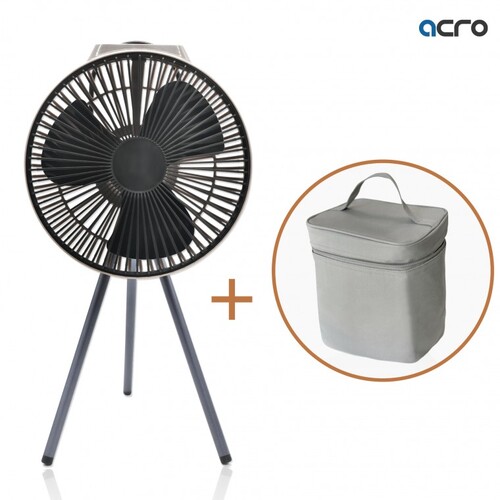 ACRO 아크로 캠핑용 탁상용 무선충전식 선풍기 이동 야외 차박 +가방무료증정